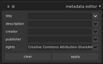 Changing Exif metadata with Darkroom GUI on Ubuntu Linux