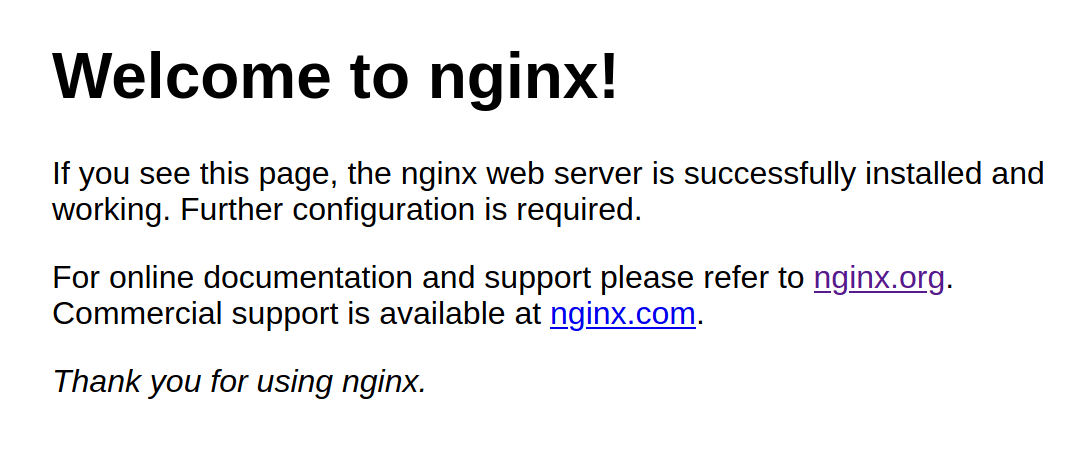 LEMP on Ubuntu Linux - Test Nginx