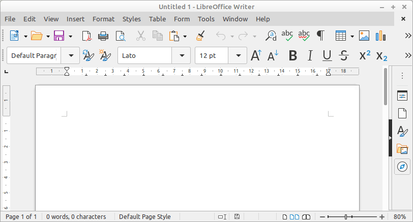 LibreOffice installation