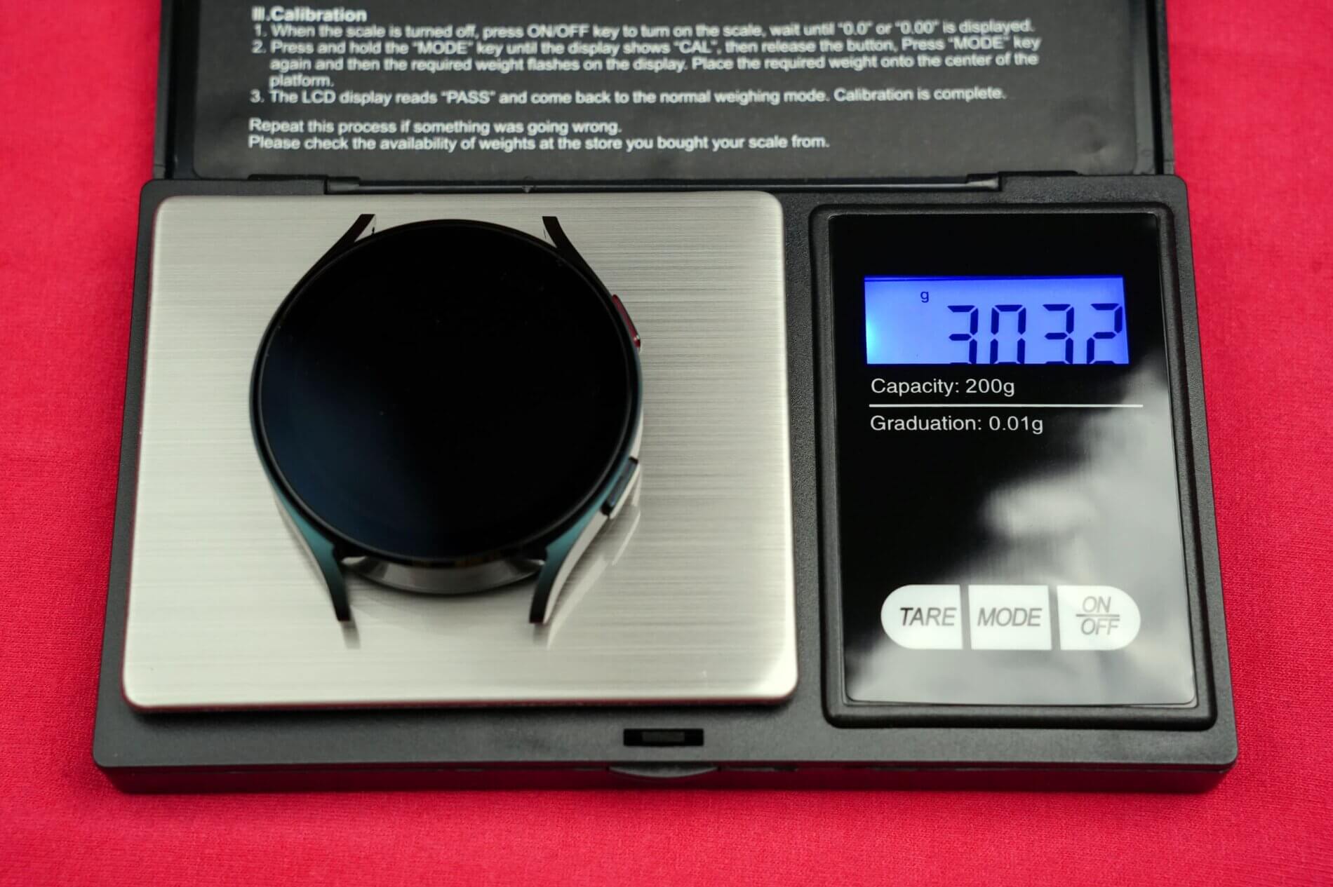 Smartwatch weight: How light is the Samsung Galaxy Watch4 44mm?